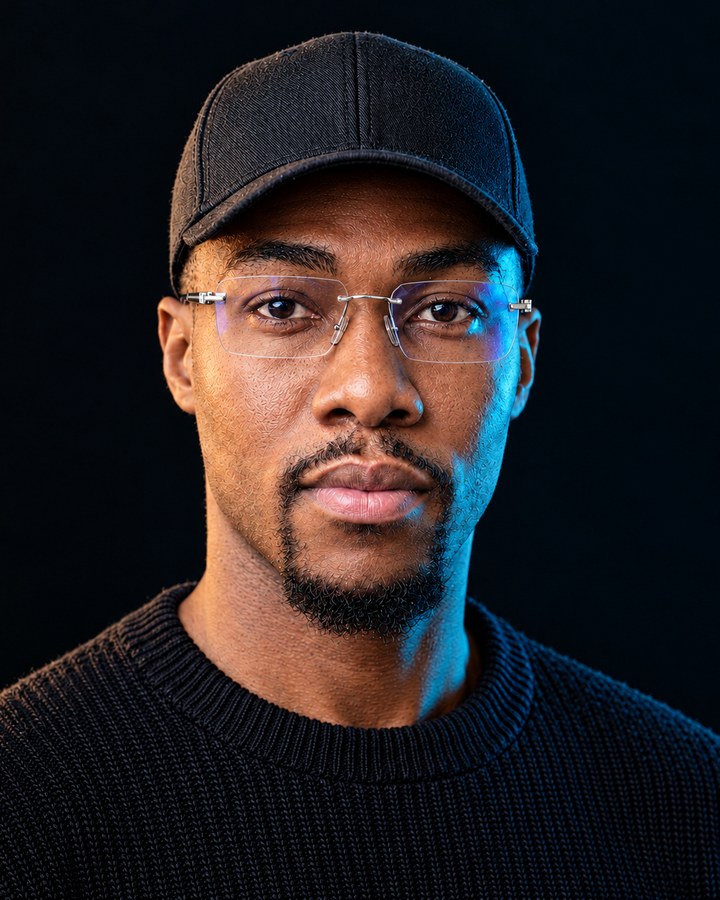 Portrait of Elton Faduco, painter and builder of Coatwise